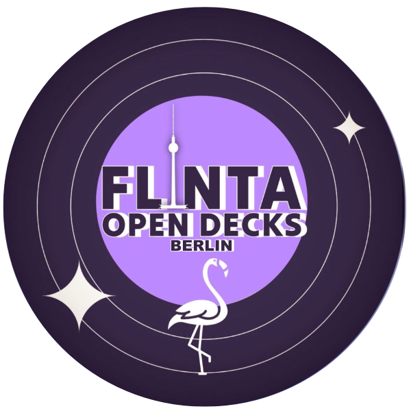 FLINTA Open Decks Berlin Logo - DJ Event for FLINTA Artists in Berlin